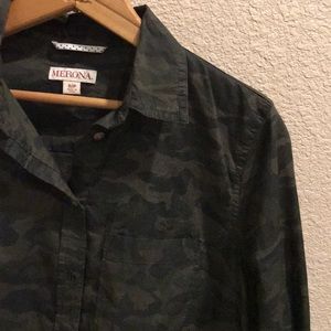 Camo Button Up shirt